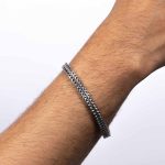 bracelet en acier homme