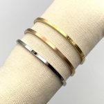 bracelet en acier inoxydable femme