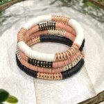 bracelet perle plate
