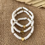 bracelet perle plate